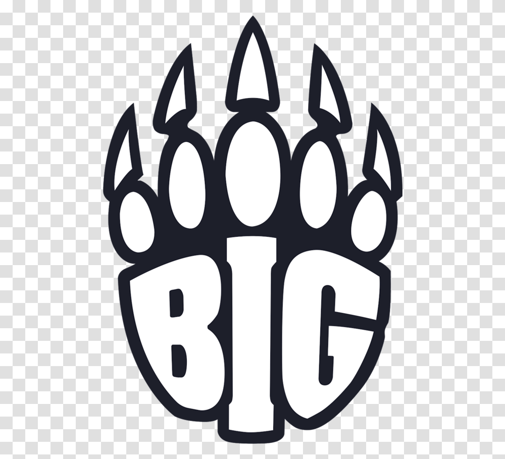 Big Clan Berlin International Gaming Logo, Hand, Stencil, Claw, Hook Transparent Png