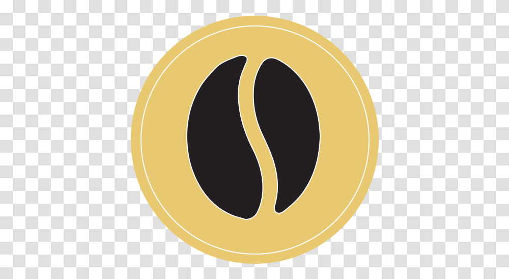 Big Coffeebeanicon - Coffee Culture Cafe & Eatery Circle, Symbol, Logo, Trademark, Text Transparent Png