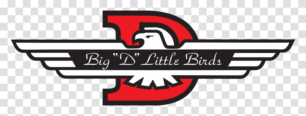 Big D Little Birds Ford T Bird Logo Cartoon Geometric Illustration Eagle, Label, Text, Machine, Vehicle Transparent Png