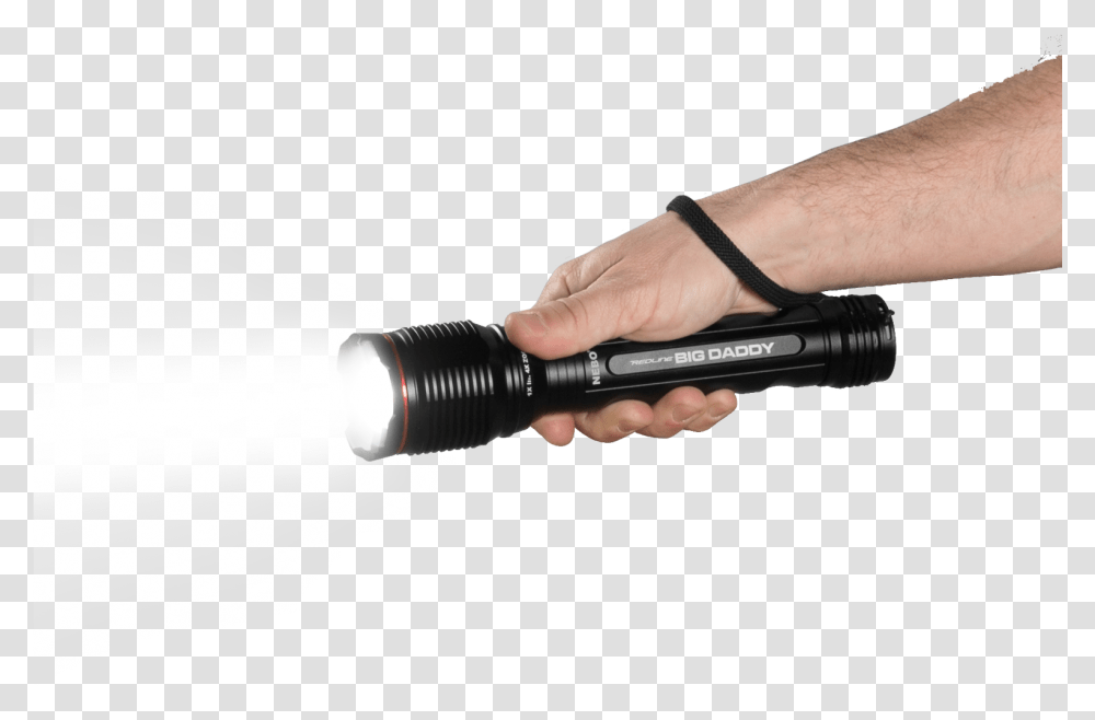 Big Daddy Flashlight, Lamp, Person, Human, Torch Transparent Png