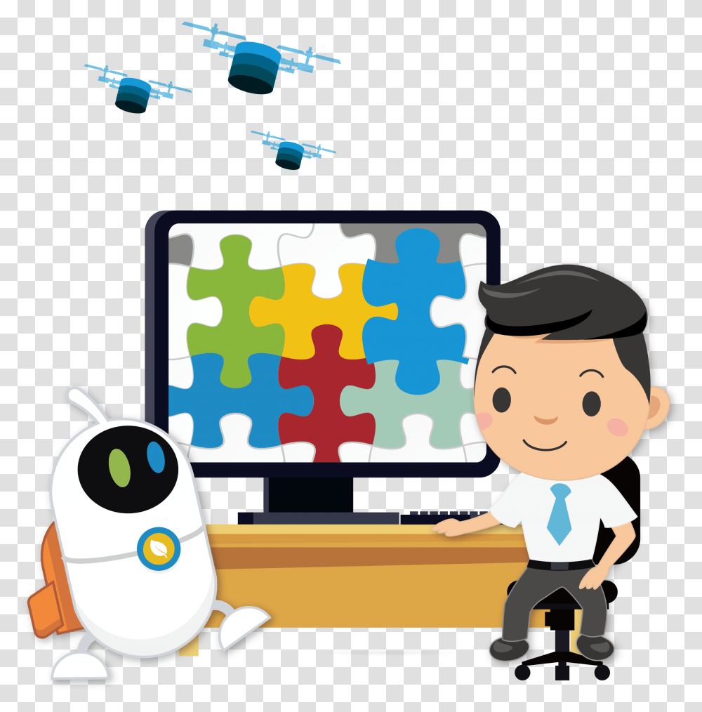 Big Data Hong Kong Data Management Cloud Solutions Cartoon, Person, Human, Jigsaw Puzzle, Game Transparent Png