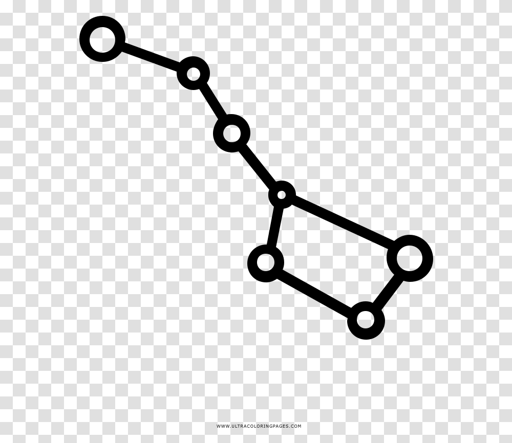 Big Dipper Constellation Coloring, Gray, World Of Warcraft Transparent Png