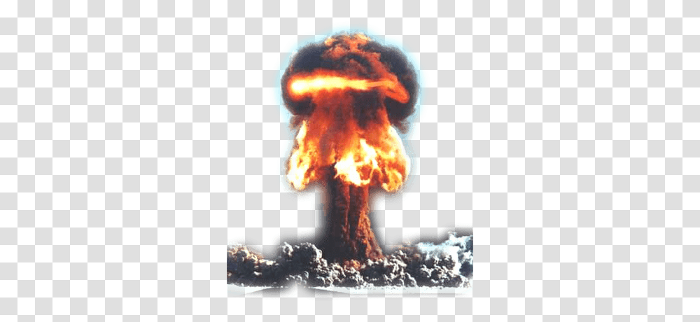 Big Explosion With Fire And Smoke, Bonfire, Flame, Nuclear, Outdoors Transparent Png