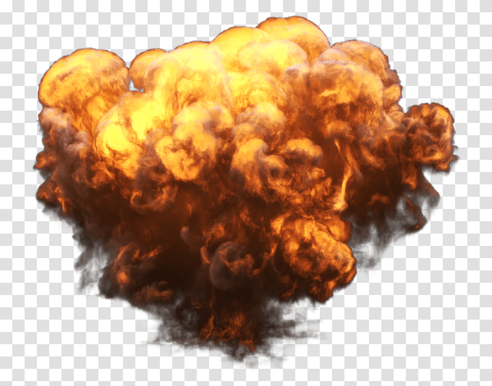 Big Explosion With Fire And Smoke Image Purepng Free Explosion, Flame, Flare, Light, Fungus Transparent Png