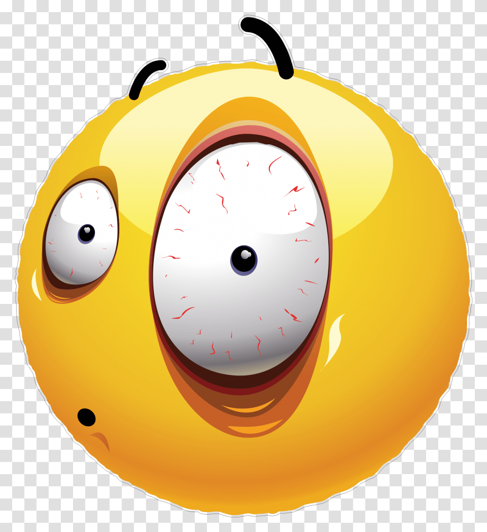 Big Eye Emoji Decal Emoji With Big Eyes, Food, Clock Tower, Architecture, Building Transparent Png