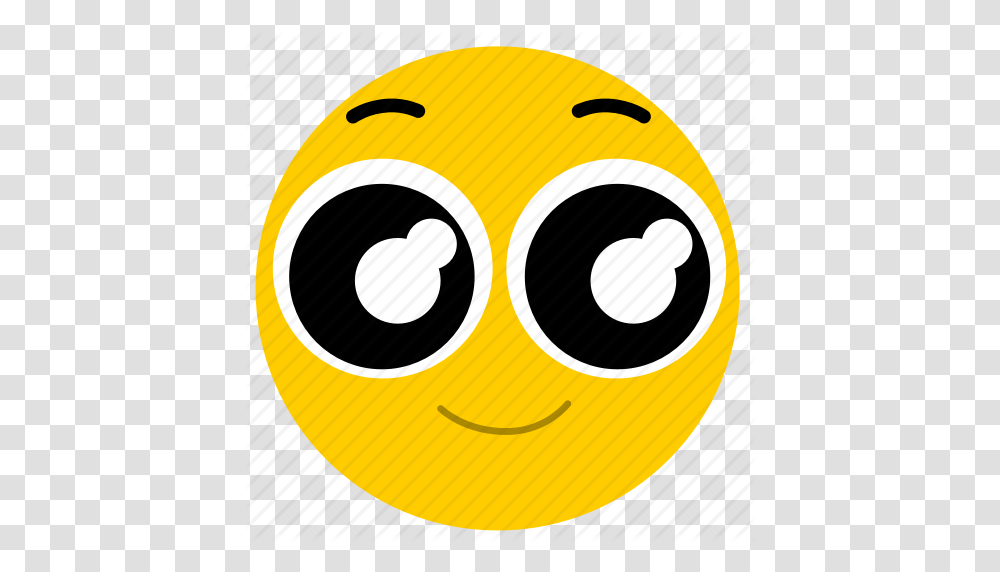 Big Eyes Happy Happy Eyes Smile Icon, Tape, Pac Man, Logo Transparent Png