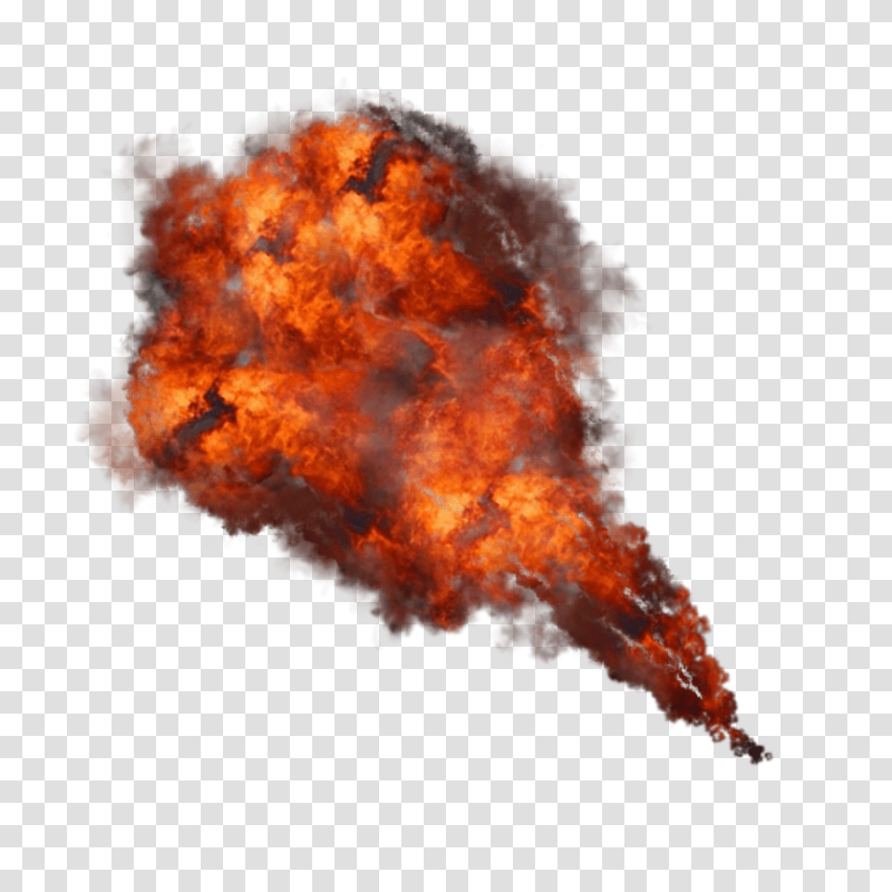 Big Fireball Flame Fire Image Fire With Smoke, Bonfire, Outdoors, Forest Fire, Nature Transparent Png