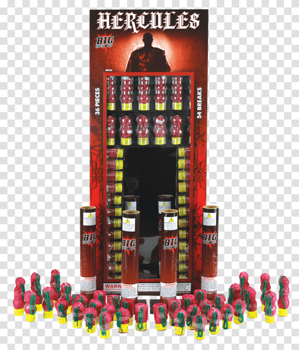 Big Fireworks Hercules, Person, Human, Arcade Game Machine Transparent Png