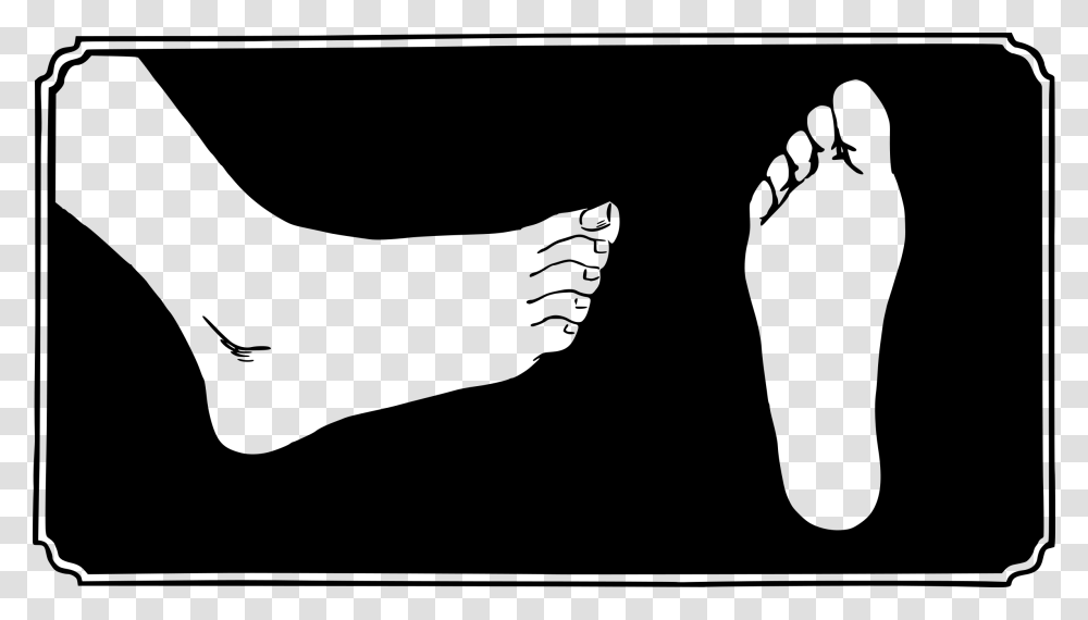 Big Foot Clipart Barefoot Foot Leg Clipart, Gray, World Of Warcraft Transparent Png