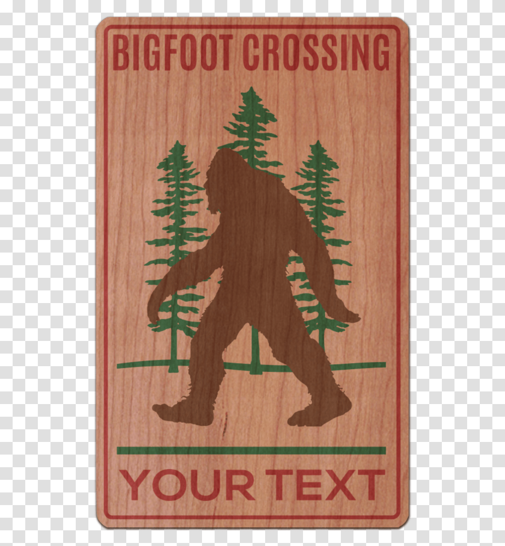 Big Foot Crossing, Wood, Rug, Plywood Transparent Png
