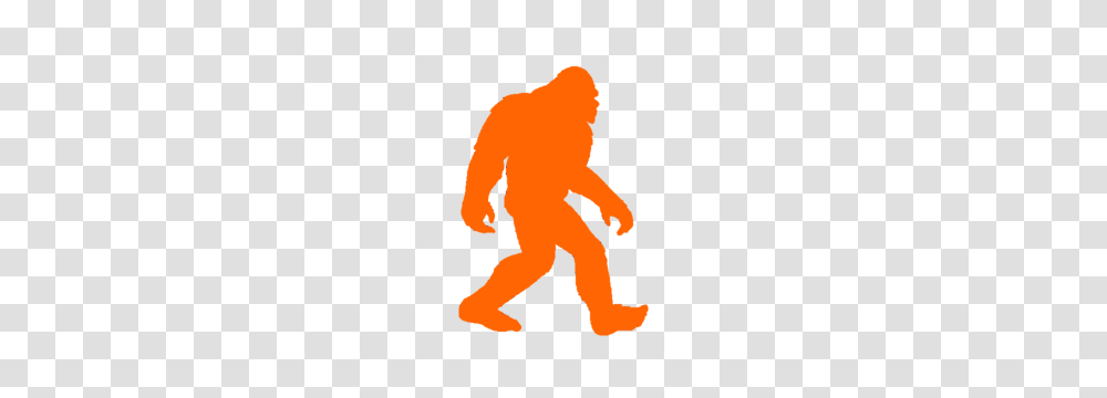 Big Foot Orange Cut Free Images, Person, Human, Logo Transparent Png