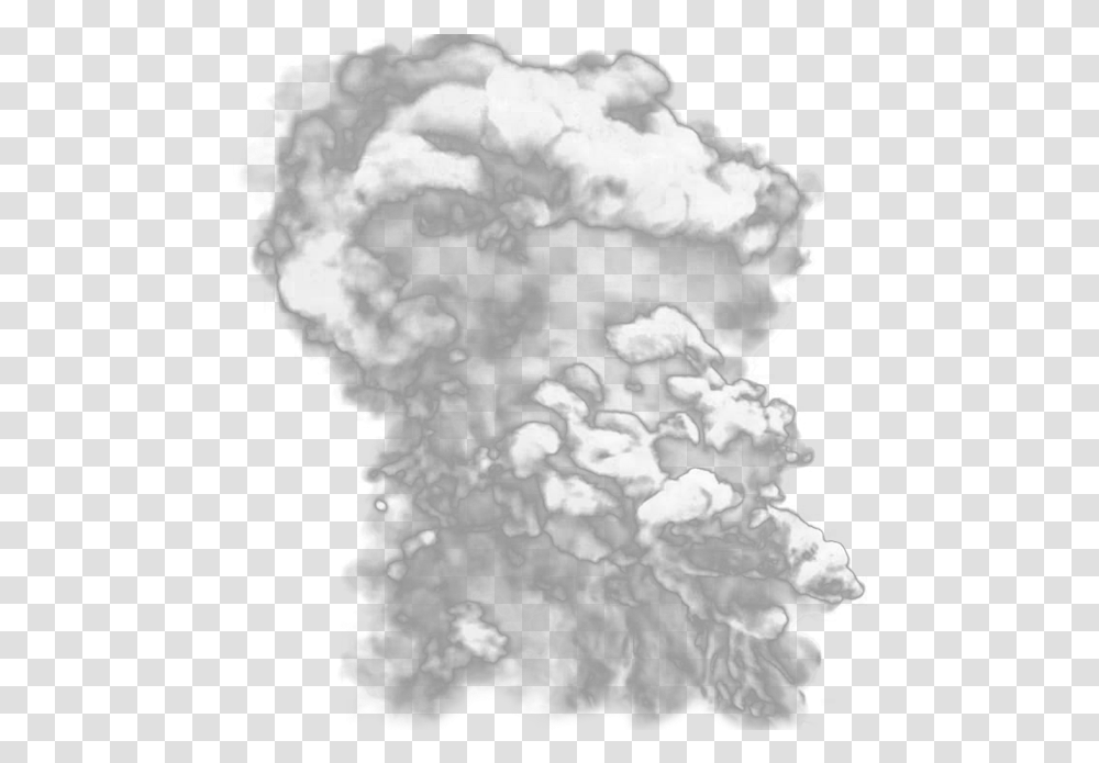 Big Grey Smoke Image Smoke Cloud Sketch Illustration, Nature, Weather, Cumulus, Sky Transparent Png