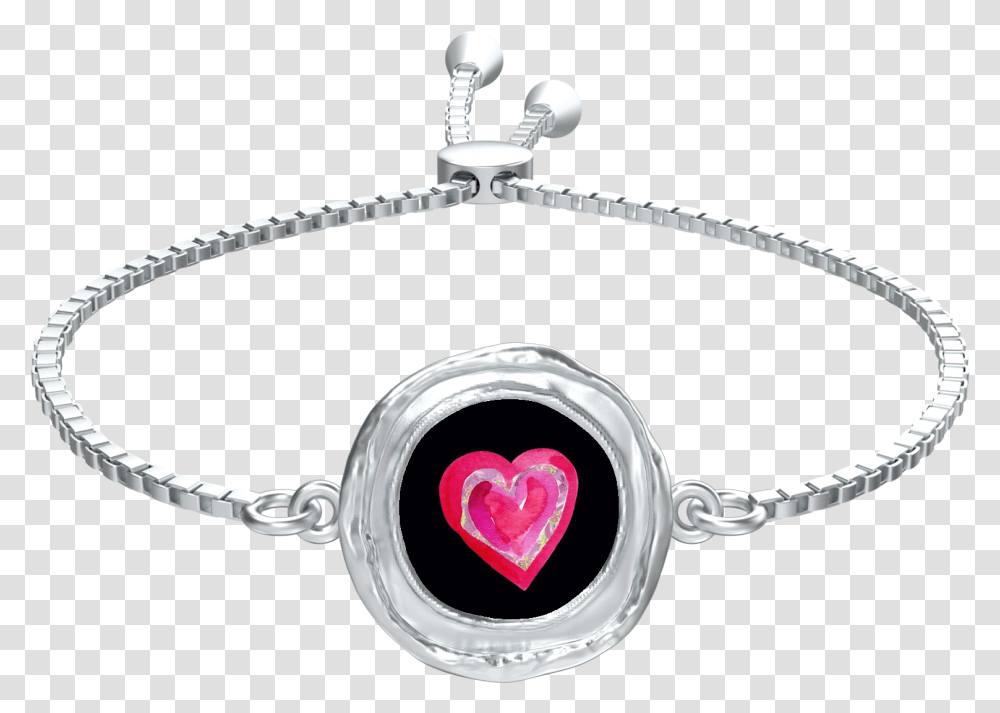 Big Heart Coin Silver Bracelet Swarovski Bracelet Black, Jewelry, Accessories, Accessory, Shower Faucet Transparent Png