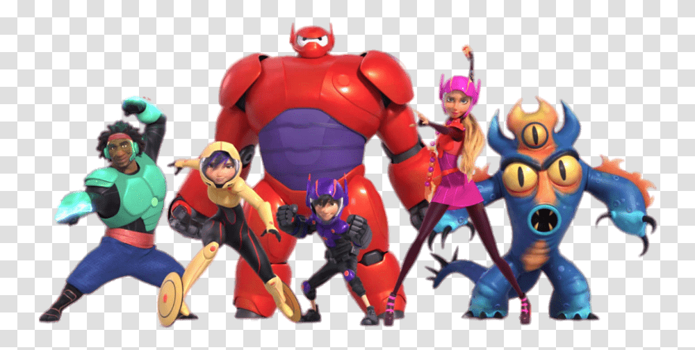 Big Hero 6 Characters In Full Armour Big Hero, Person, Human, Figurine, People Transparent Png