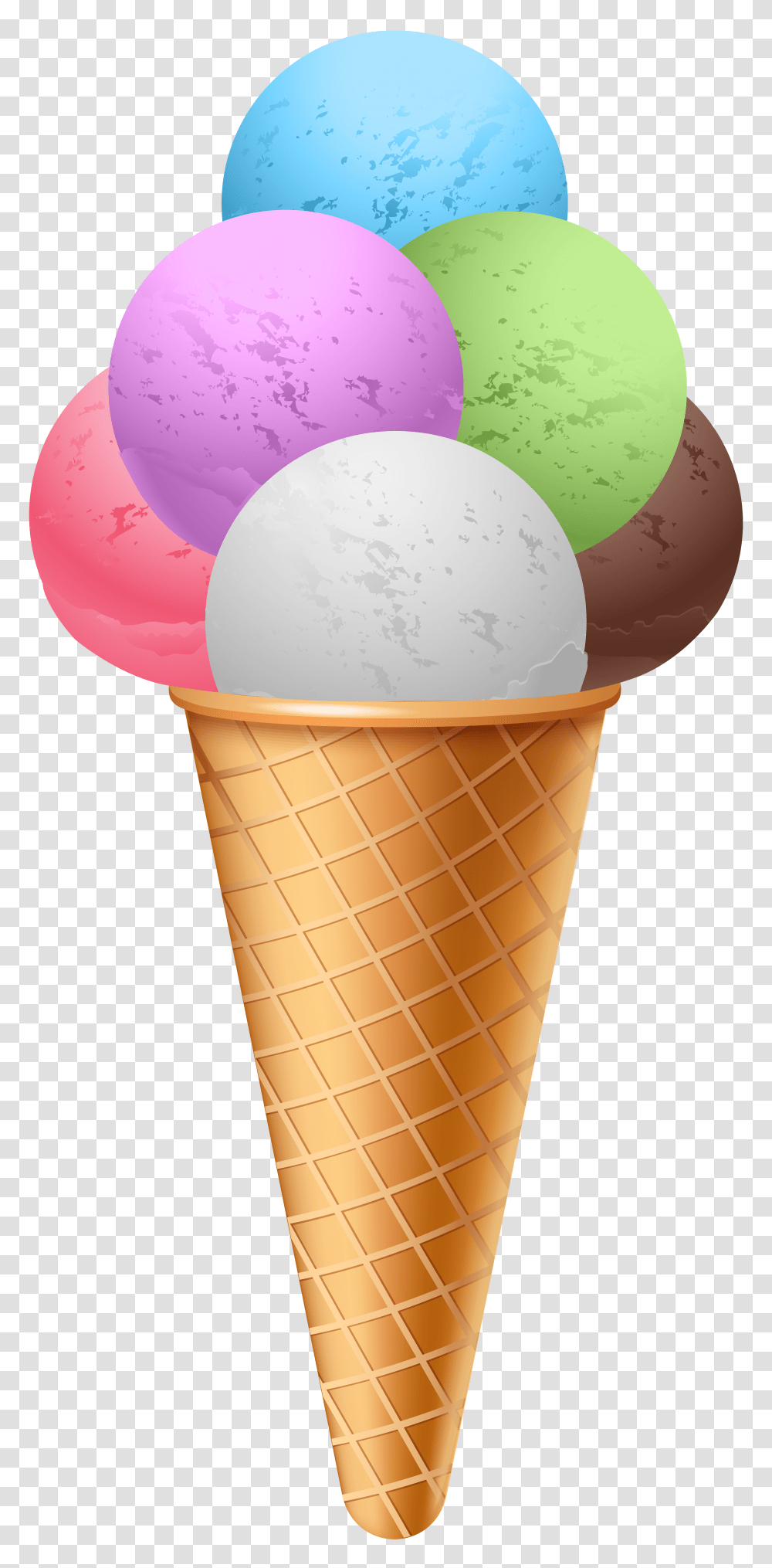 Big Ice Cream Cone Clipart, Food, Lamp, Sphere Transparent Png