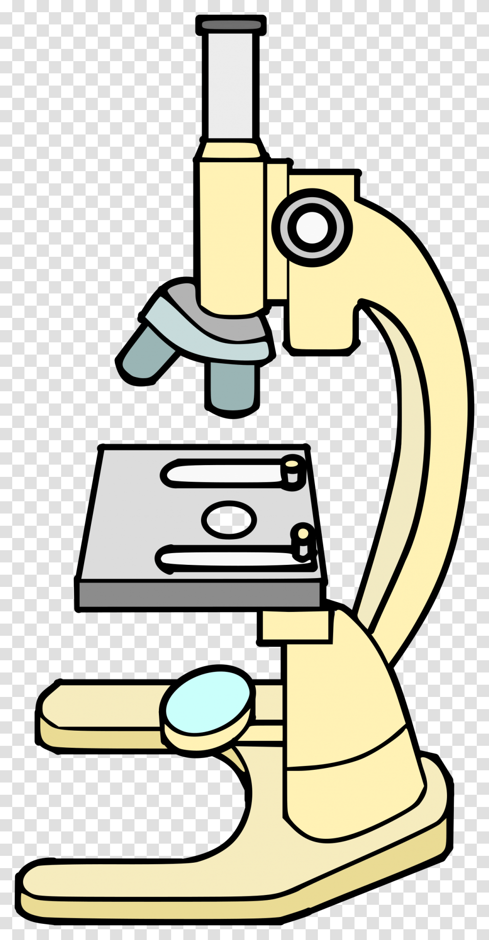 Big Image Cartoon Microscope Clip Art Transparent Png