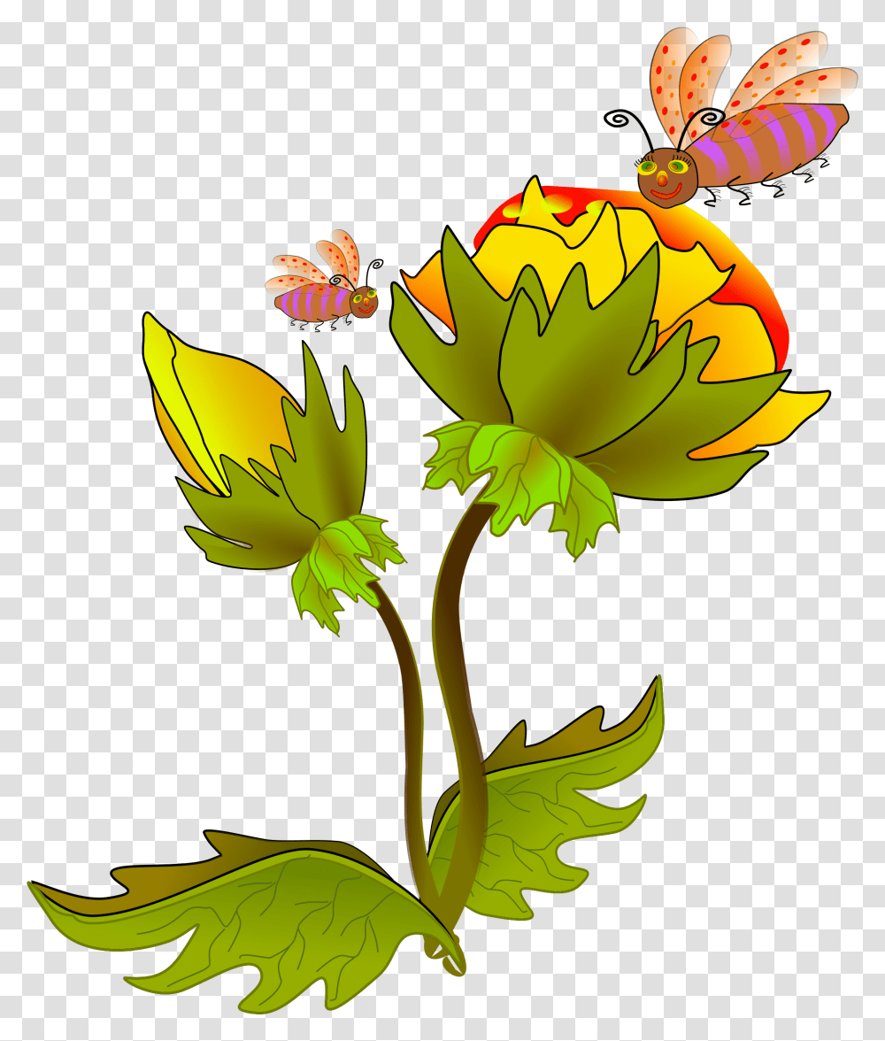 Big Image, Plant, Leaf, Flower, Floral Design Transparent Png