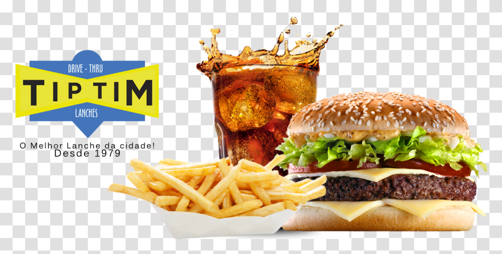 Big Lanches, Burger, Food, Fries, Sesame Transparent Png
