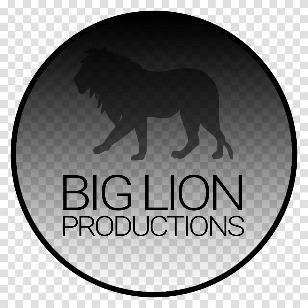 Big Lion Productions Logo, Silhouette, Cross, Hair Transparent Png