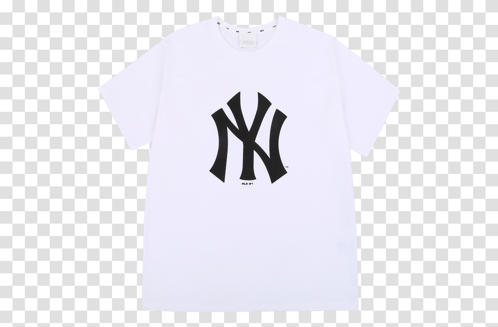 Big Logo Face Short Sleeve T Shirt New York Yankees New York Yankees, Clothing, Apparel, T-Shirt, Hand Transparent Png
