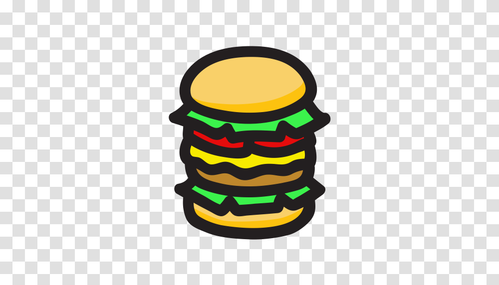 Big Mac Burger Icon, Sweets, Food, Confectionery, Spiral Transparent Png