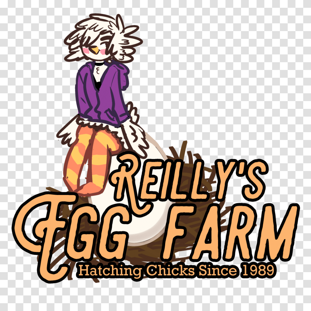 Big Mamas Reillys Egg Farm Hatching Chicks Since, Book, Comics, Poster, Advertisement Transparent Png