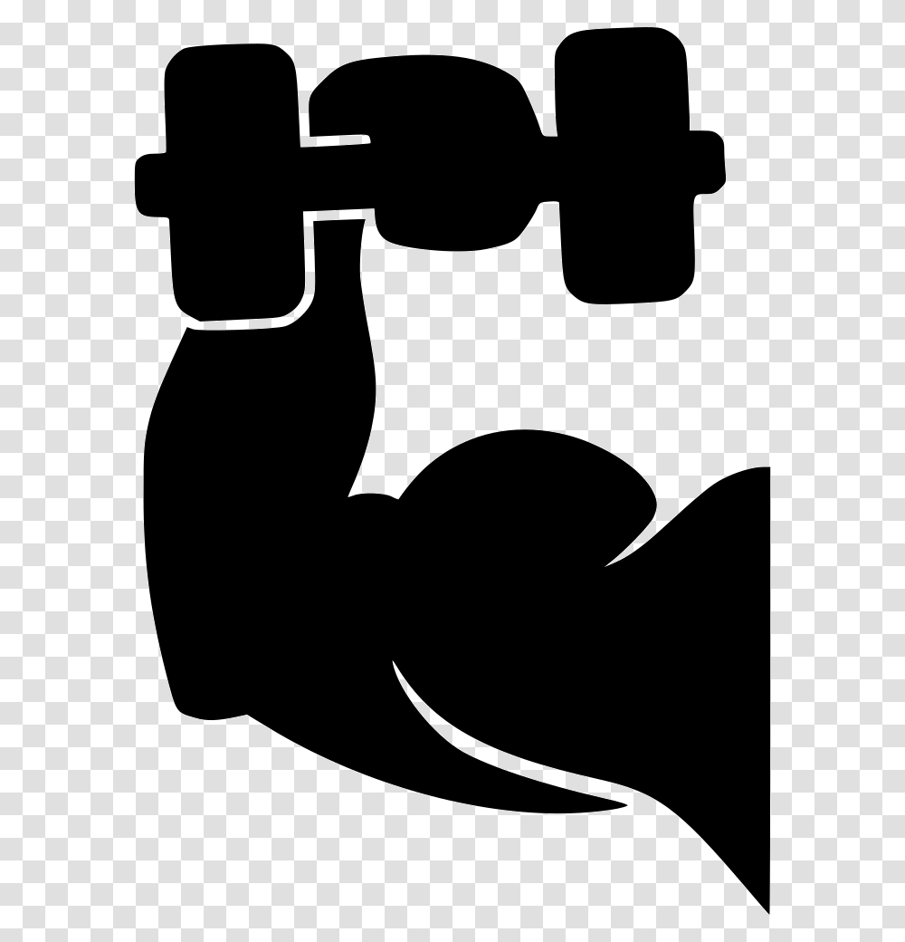 Big Muscle Strong Man Strong Arm, Stencil, Axe, Tool Transparent Png