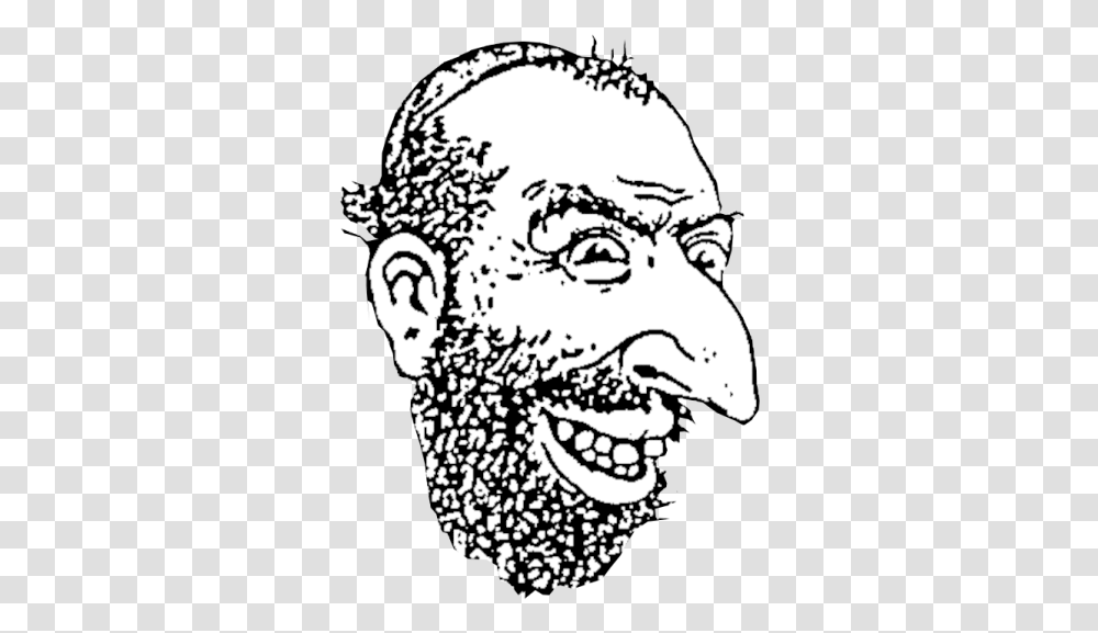 Big Nose Jew, Head, Face, Skin, Drawing Transparent Png