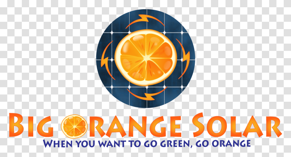 Big Orange Solar Llc Contractor Florida Circle, Citrus Fruit, Plant, Food, Grapefruit Transparent Png