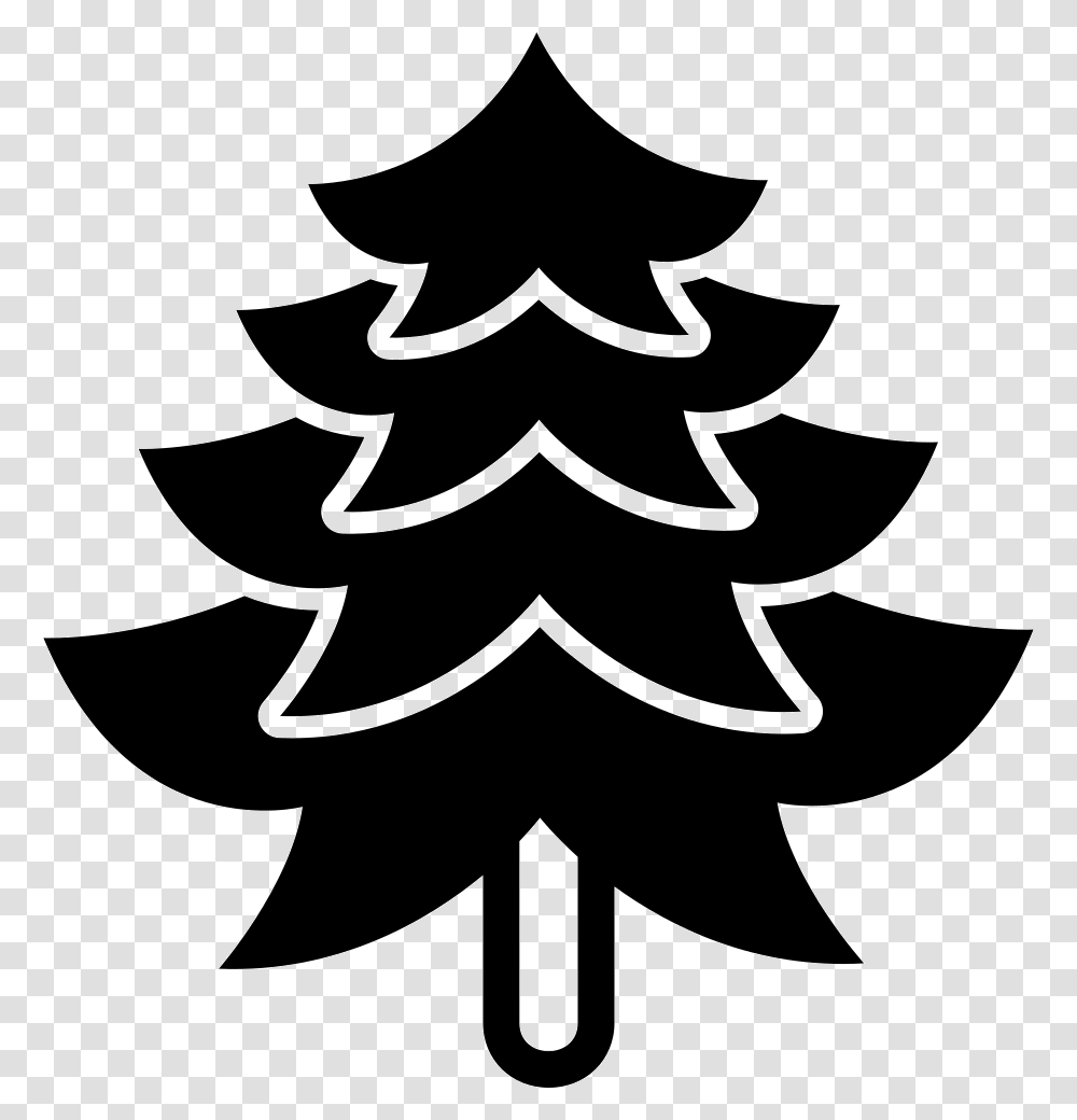 Big Pine Tree Shape Christmas Tree Shape, Stencil, Person, Human, Silhouette Transparent Png