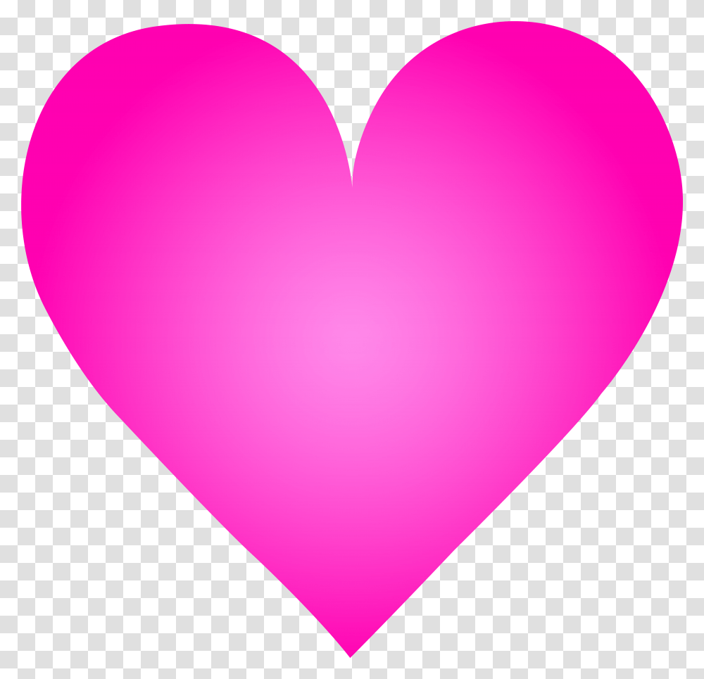 Big Pink Heart Cartoon Drawing Free Image, Balloon, Pillow, Cushion Transparent Png