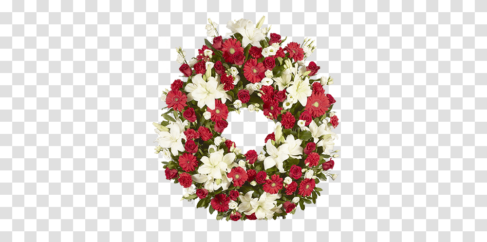Big Red Funeral Wreath Wreath, Plant, Flower, Blossom, Graphics Transparent Png