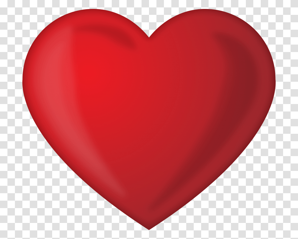 Big Red Heart, Balloon, Pillow, Cushion Transparent Png