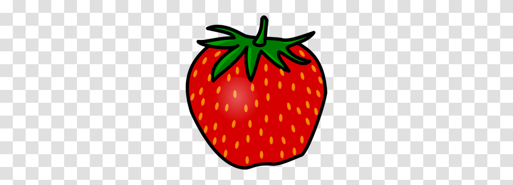 Big Red Lips Clip Art, Strawberry, Fruit, Plant, Food Transparent Png