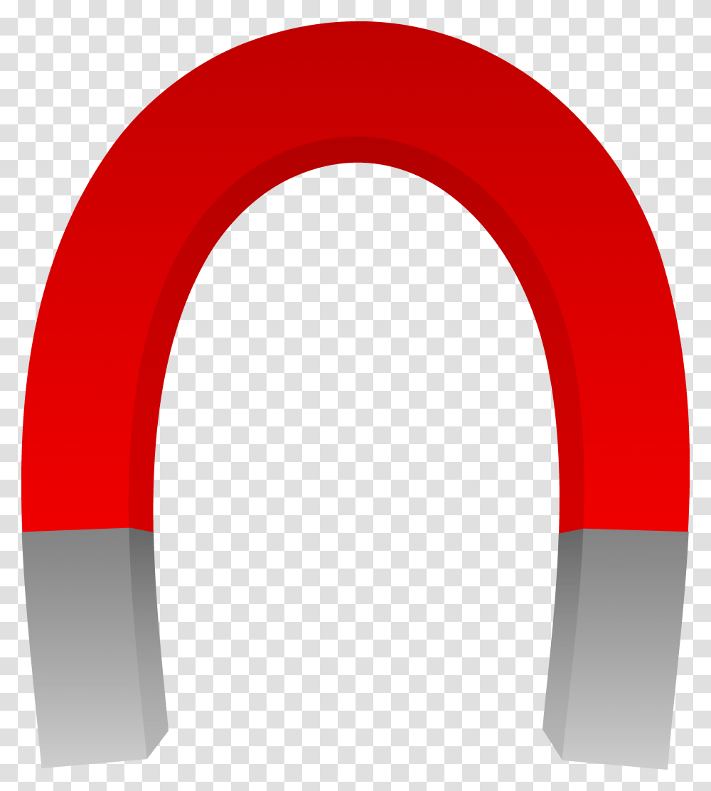Big Red Magnet, Horseshoe, Number Transparent Png