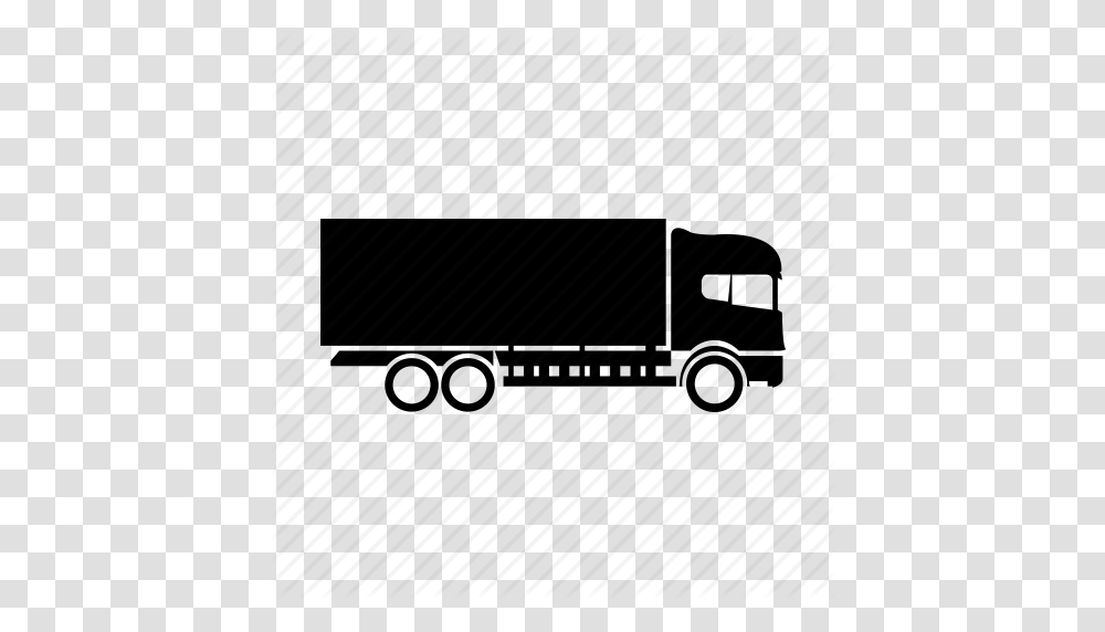 Big Rig Truck Vehicle Icon, Van, Transportation, Moving Van, Caravan Transparent Png