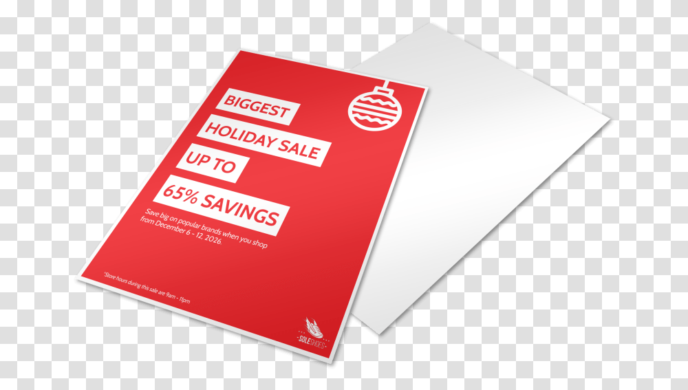 Big Sale Holiday Marketing Flyer Template Preview Graphic Design, Paper, Advertisement, Poster Transparent Png