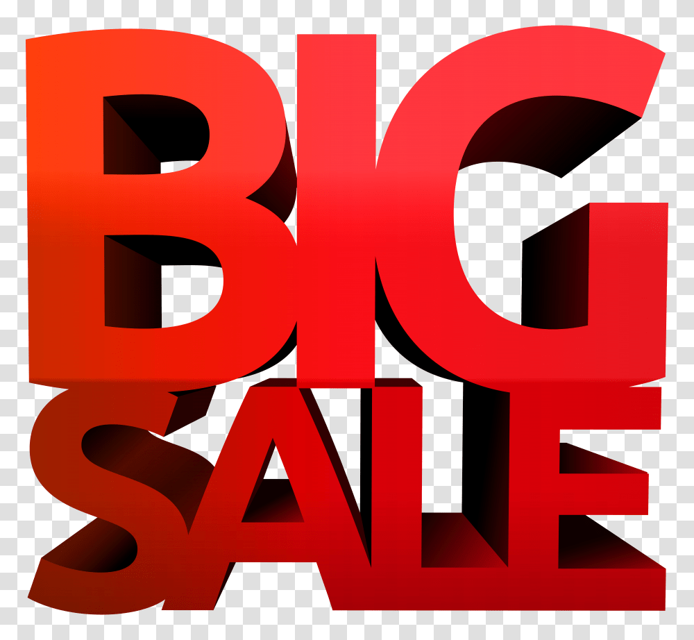 Big Sale Red Clip Art, Word, Logo Transparent Png