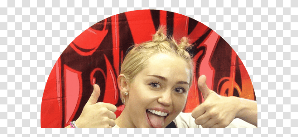 Big Sean Kim Kardashian Support Miley Cyrus Miley Cyrus Thumbs Up, Person, Finger, Human, Face Transparent Png