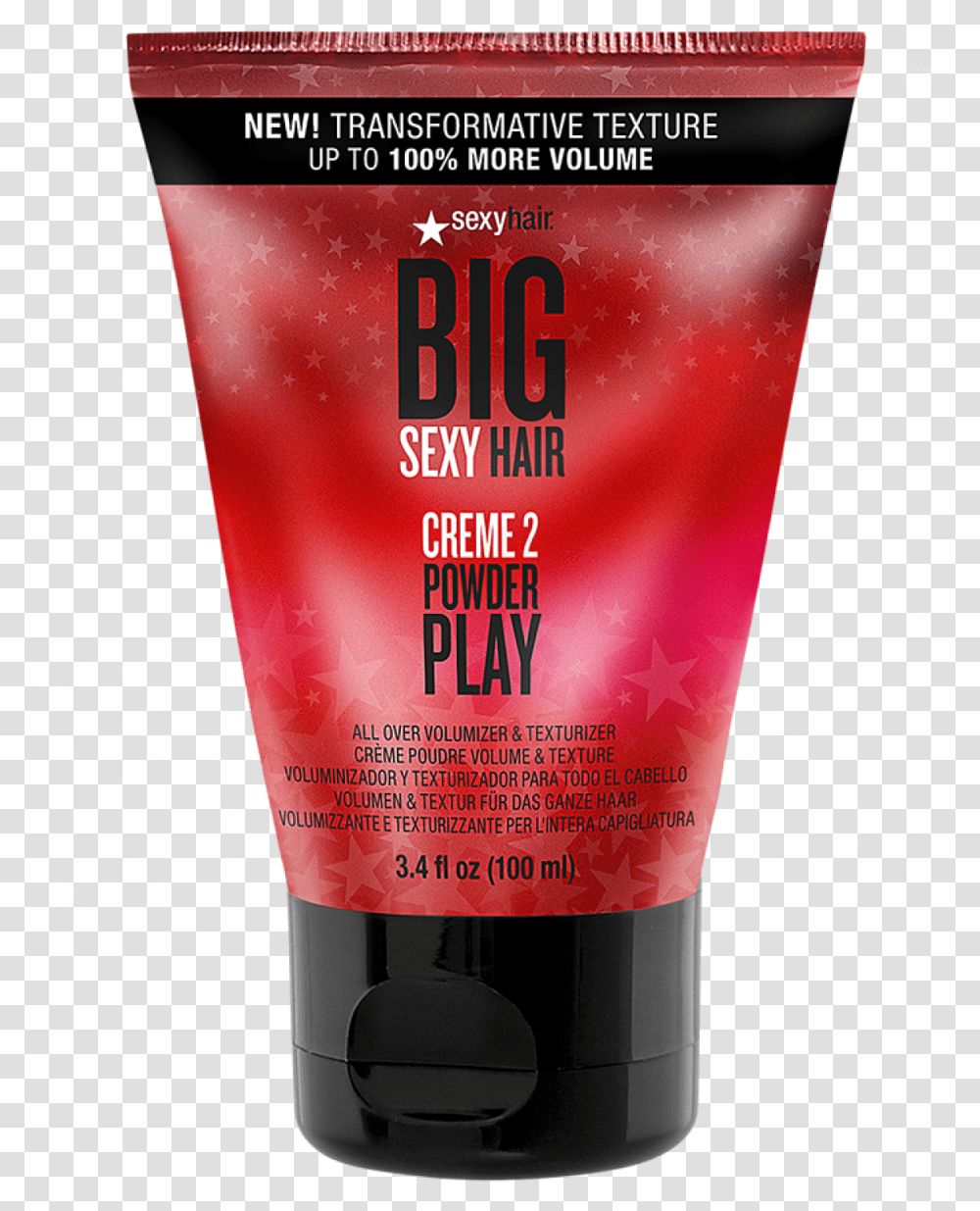 Big Sexy Hair Creme 2 Powder Play, Cosmetics, Bottle, Aftershave, Advertisement Transparent Png