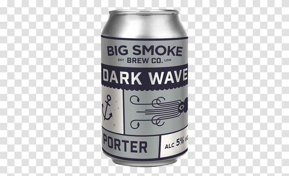 Big Smoke Dark Wave Porter Caffeinated Drink, Tin, Can, Aluminium, Spray Can Transparent Png