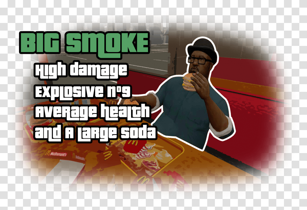 Big Smoke Player, Person, Human, Minecraft, Grand Theft Auto Transparent Png