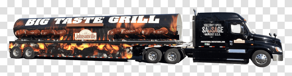 Big Taste Grill Truck Barbecue Grill, Vehicle, Transportation, Food, Fire Truck Transparent Png