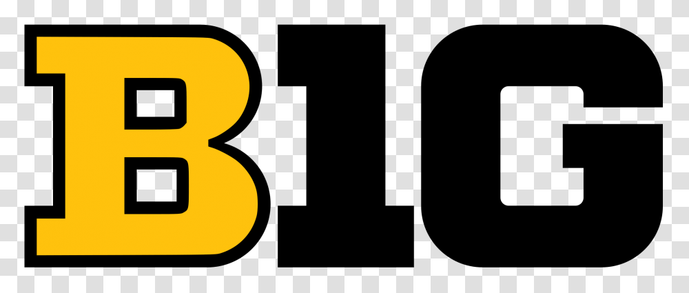 Big Ten Logo In Iowa Colors, Outdoors, Trademark Transparent Png