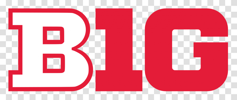Big Ten Logo In Nebraska Colors, Number, First Aid Transparent Png