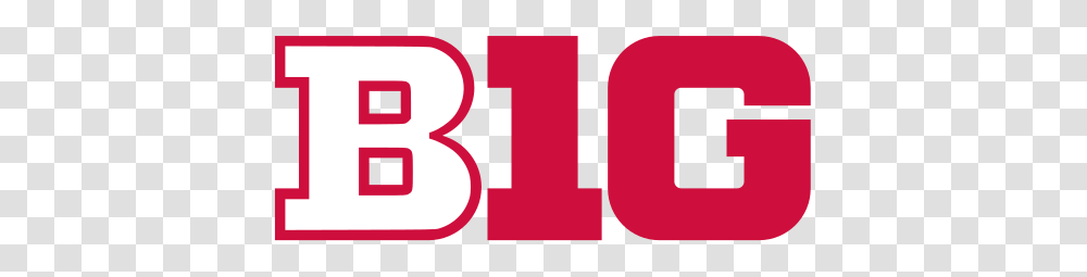 Big Ten Logo In Ohio State Colors, Number, First Aid Transparent Png