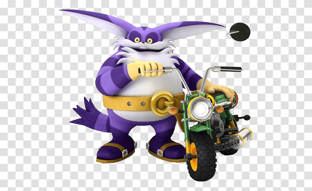 Big The Cat Sonic Team Racing Big The Cat, Toy, Transportation, Vehicle, Buggy Transparent Png