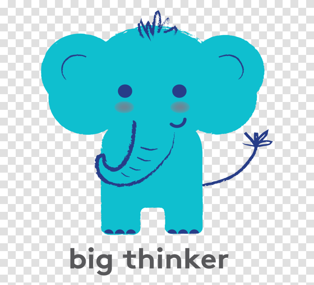 Big Thinker Stibpencils Indian Elephant, Stencil Transparent Png