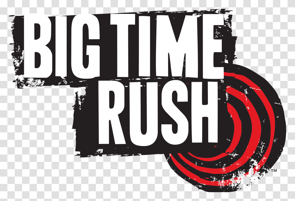 Big Time Rush Logo Music Logonoidcom Big Time Rush Logo, Text, Word, Alphabet, Clothing Transparent Png