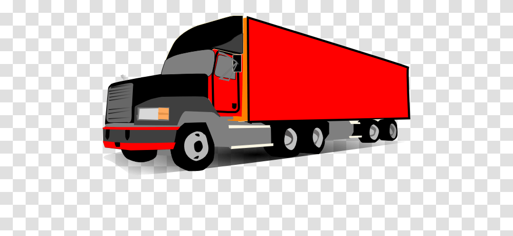 Big Truck Clip Art, Trailer Truck, Vehicle, Transportation, Moving Van Transparent Png